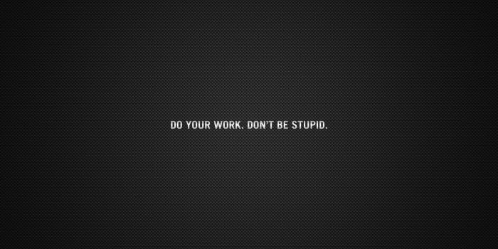 1400x1050 Download wallpaper 1400x1050 inscription, cardboard, black, do