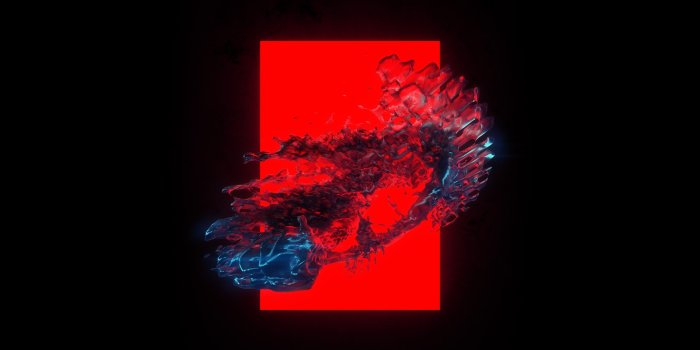 3840x2160 Wallpaper Shapes, Red, Black, Dark background, 5K, Creative