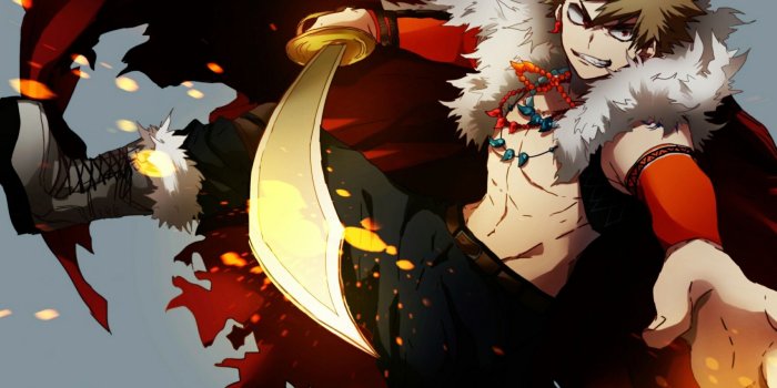 2560x1700 Download 2560x1700 Bakugou Katsuki, Boku No Hero Academia, Sword