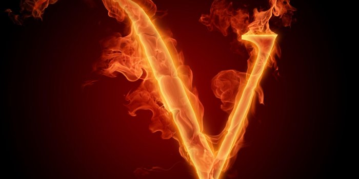 2560x2560 Letter V Wallpapers