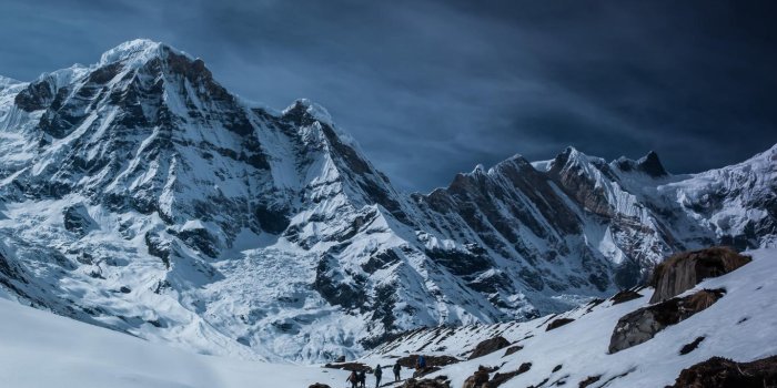 1366x768 4K Ultra HD Cold Snow Winter Nature Mountain Wallpaper @ 99NatureWallpapers