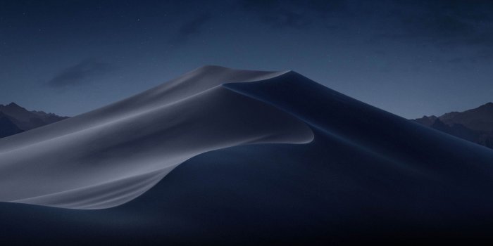 1920x1080 Wallpaper macOS Mojave, Night, Dunes, WWDC 2018, 4K, OS #18883