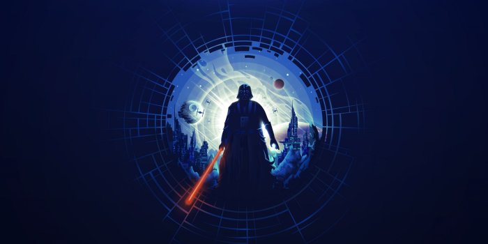 2560x1440 Download Darth Vader, silhouette, minimal, art wallpaper, 2560x1440, Dual  Wide, Widescreen 16:9, Widescreen