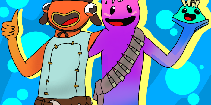 1596x1080 Fishstick and Jellie :P : FortNiteBR