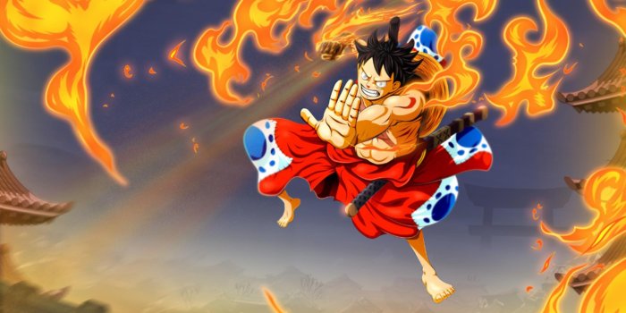 1920x1080 One Piece - Hawk Gun,Monkey D. Luffy HD wallpaper download