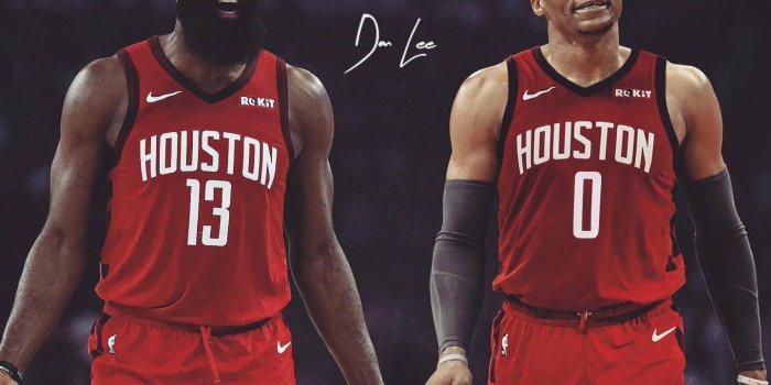 1440x1438 Russell Westbrook And James Harden Wallpapers