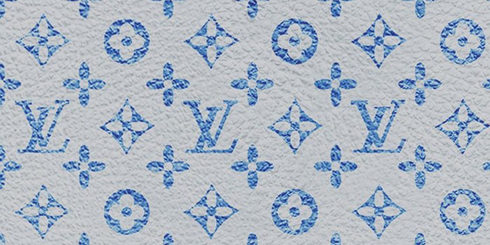 1125x2436 Louis Vuitton blue pattern art iPhone 11 Wallpapers Free Download