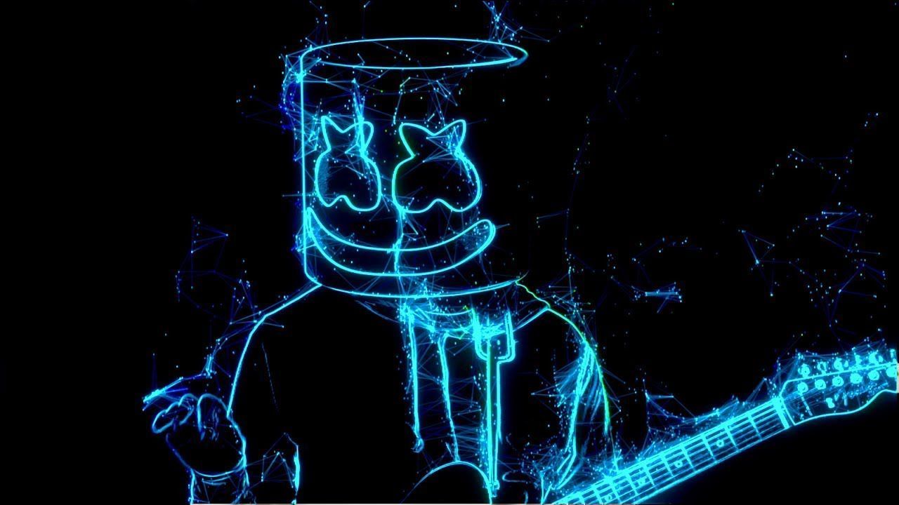 1280x720 Marshmello Here With Me Wallpapers