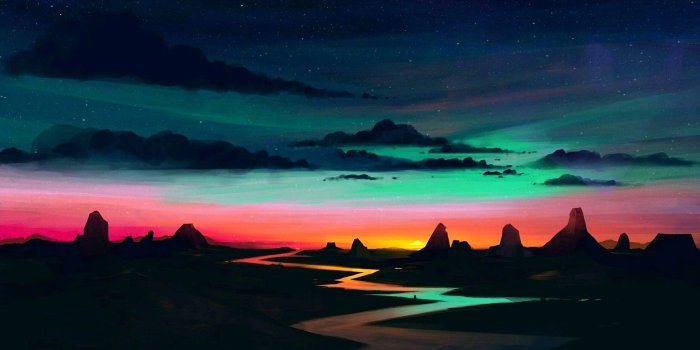 1920x1080 Sunset Landscape - 1920x1080 - Download HD Wallpaper - WallpaperTip