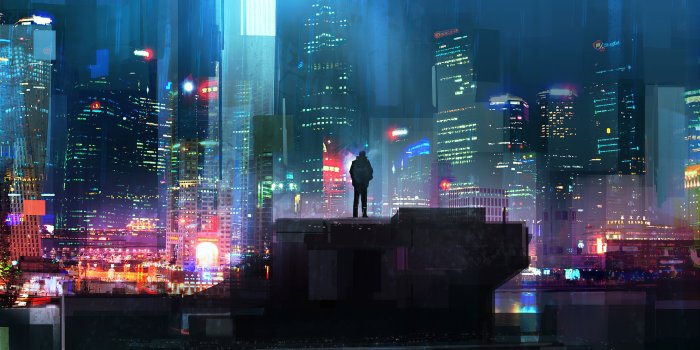 3840x2160 Alone Cyberpunk Boy in City Wallpaper, HD Artist 4K Wallpapers, Images,  Photos and Background