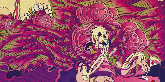 1920x1080 Art, Psychedelic, Skull HD Wallpaper & Background • 30227 • Wallur