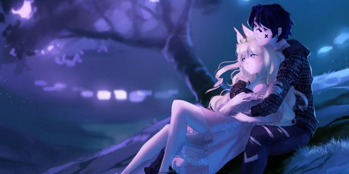 1440x900 Wallpaper 4k Embraced And Endeared Anime Couple