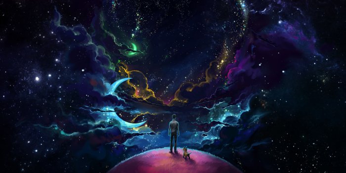 7680x4320 Space Full 8K Wallpapers - Top Free Space Full 8K Backgrounds -  WallpaperAccess | Man and dog, Wallpaper space, Dark wallpaper