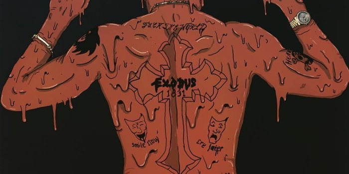 1080x1349 Cartoon Supreme Wallpaper Tupac