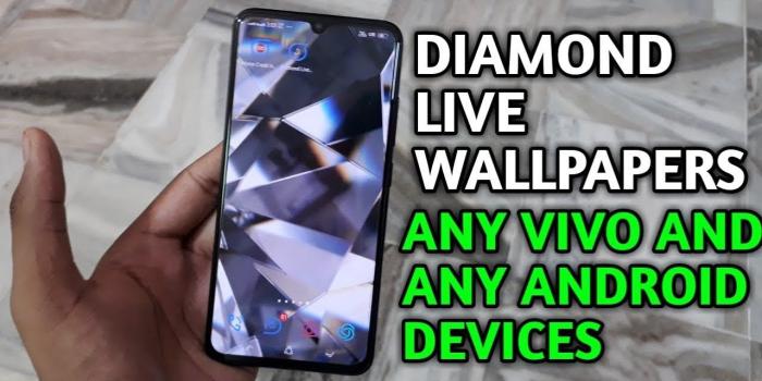 1280x720 Diamond live wallpaper any vivo any android devices [HINDI]