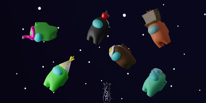 3840x2160 Among Us 3D Wallpaper 4k Ultra HD ID:6221