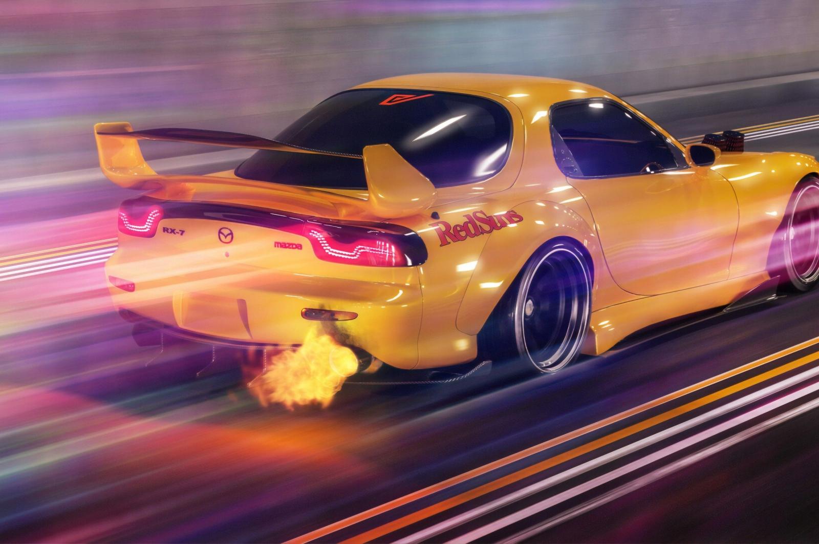 2560x1700 Download 2560x1700 Mazda Rx-7, Yellow, Racing Cars, Drift Wallpapers for  Chromebook Pixel - WallpaperMaiden