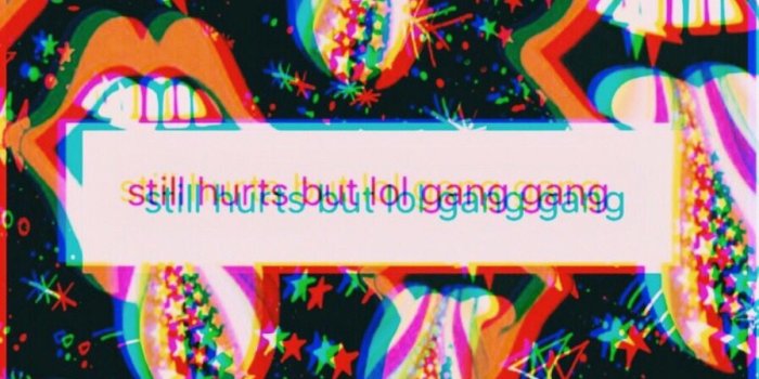 898x1600 Still hurts but lol gang gang wallpaper with weird tongues | Trippy  wallpaper, Mood wallpaper, Aesthetic iphone wallpaper