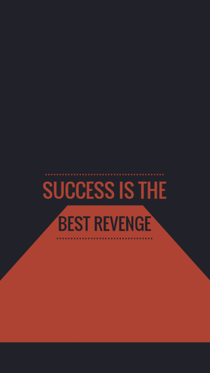 675x1200 Success Is The Best Revenge Wallpapers