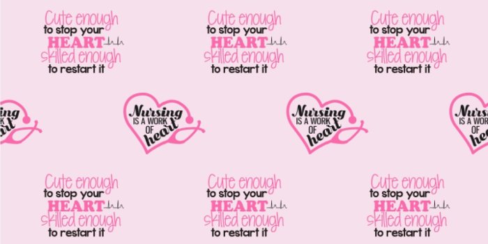 1500x1500 Nursing Quotes Wallpaper & Surface Covering (Peel & Stick 24