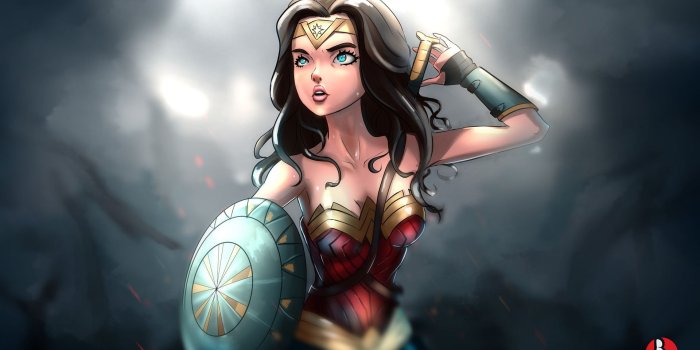 1920x1189 Wonder Woman Cartoon Artwork, HD Superheroes, 4k Wallpapers, Images,  Backgrounds, Photos and Pictures