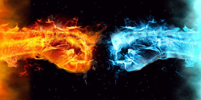 1203x819 Animated Hd Fire Wallpaper - Fire And Water Logo (#1963547) - HD Wallpaper  & Backgrounds Download