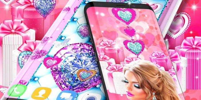2000x2200 Girly pink live wallpapers for Android - APK Download