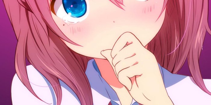 1080x1920 Blue eyed anime girly HD wallpaper download