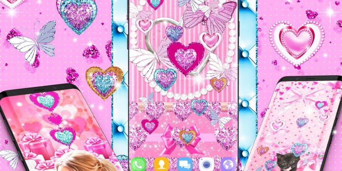 2000x2200 Girly pink live wallpapers for Android - APK Download