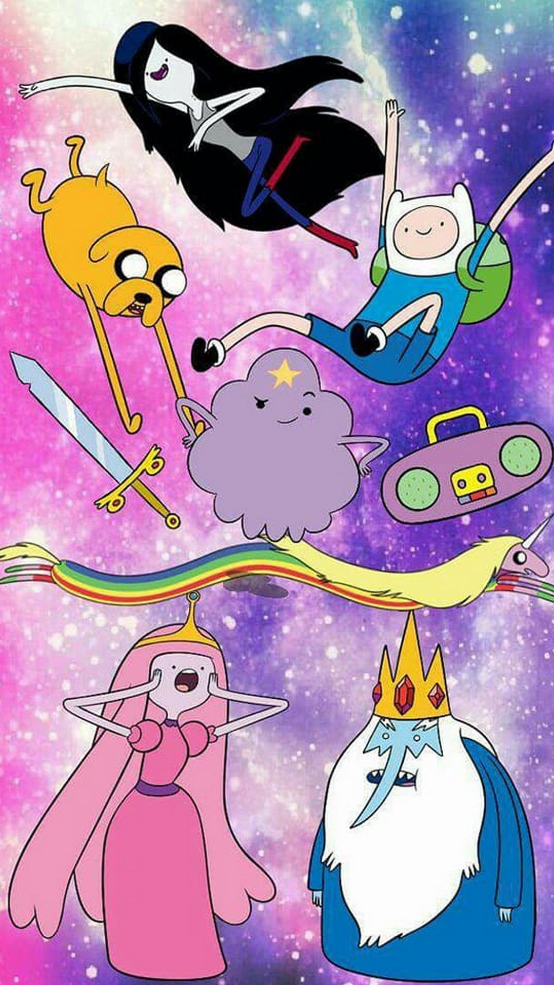 1080x1920 Adventure Time iPhone 8 Wallpaper | 2020 Cute Wallpapers
