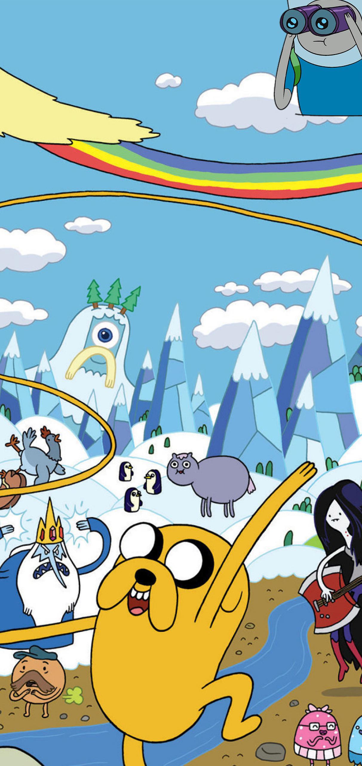 1212x2559 Finn Mertens Spies from the Sky Galaxy S10 Hole-Punch Wallpaper