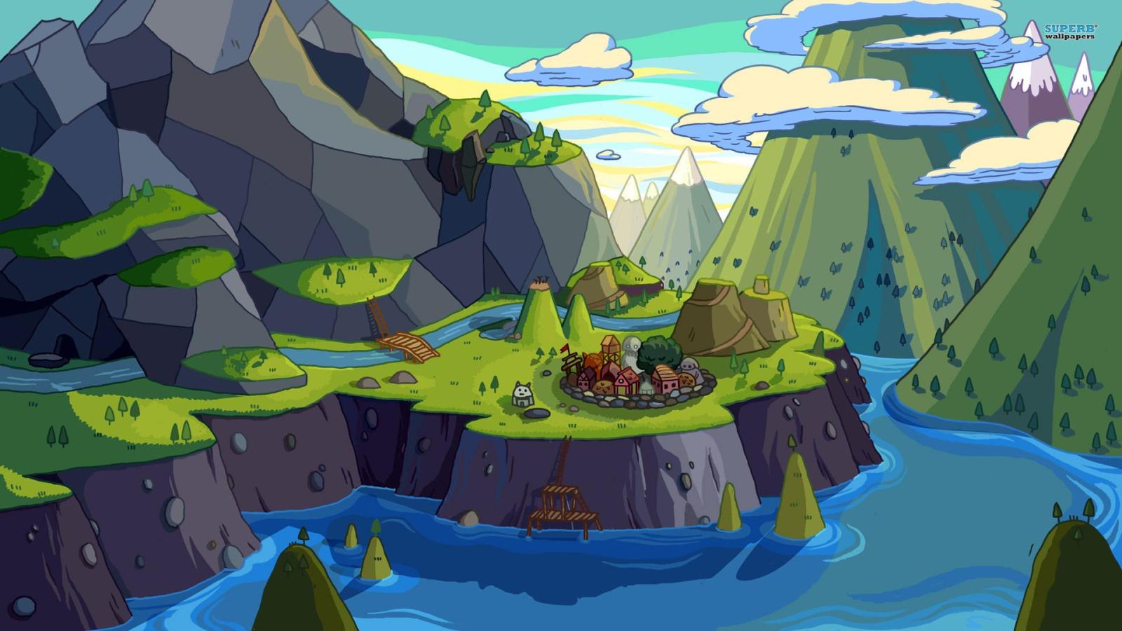1920x1080 Adventure Time Landscape HD Wallpaper | 1920x1080 | ID:42086 -  WallpaperVortex.com