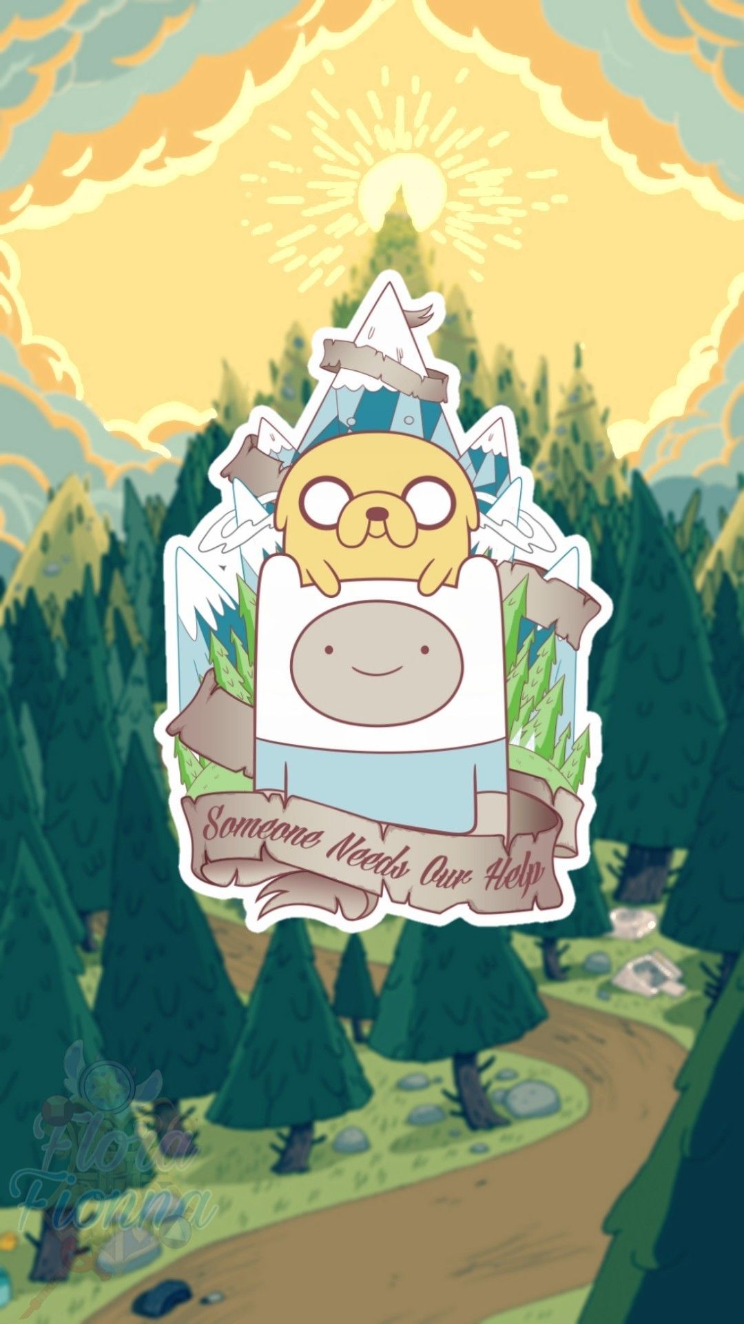 1080x1920 Aesthetic Adventure Time Wallpaper Mobile ~ Kecbio