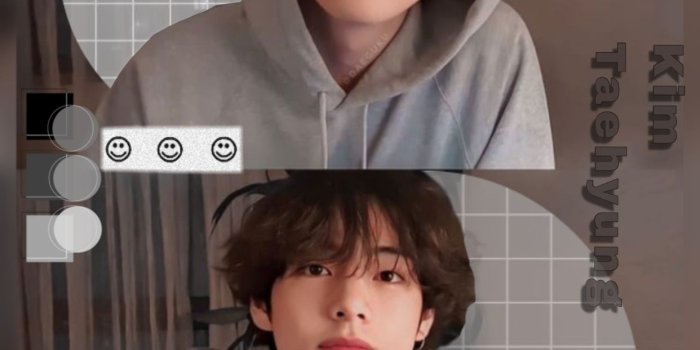 1242x1861 Taehyung wallpaper in 2020 | Gray aesthetic, Taehyung, Grey wallpaper