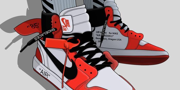 1200x1497 Off White Jordan 1 On Feet - 1200x1497 Wallpaper - teahub.io