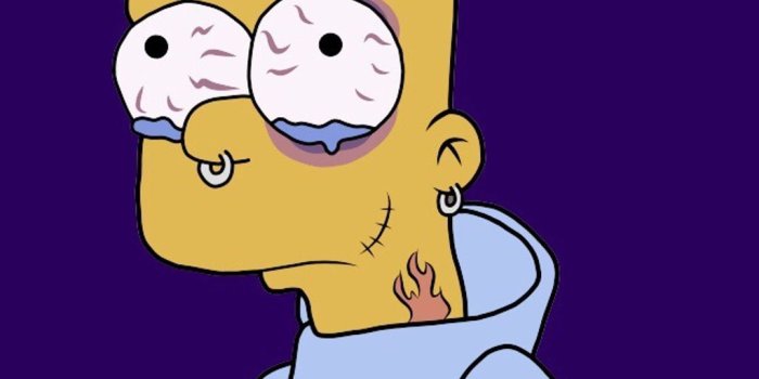 1024x1340 Sad Simpsons Wallpaper posted by John Simpson