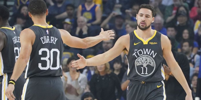 1920x1080 For Steve Kerr, Steph Curry and Klay Thompson are mix of NBA past and  present
