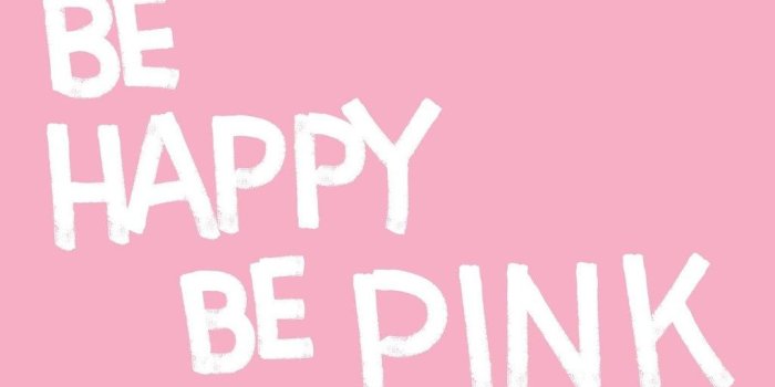 1024x768 Pink Happy Victoria's Secret Be Happy Wallpapers Desktop Background