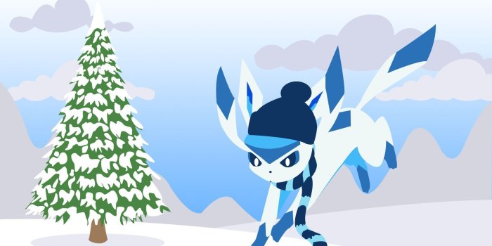1920x1080 Glaceon in Winter – HD Wallpapers