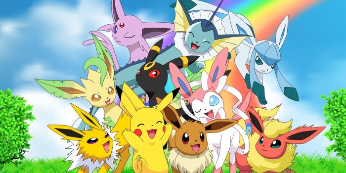 1920x1200 Olm Digital Inc, Nintendo, Pokémon, Glaceon, Flareon - Eevee Evolutions -  1920x1200 - Download HD Wallpaper - WallpaperTip