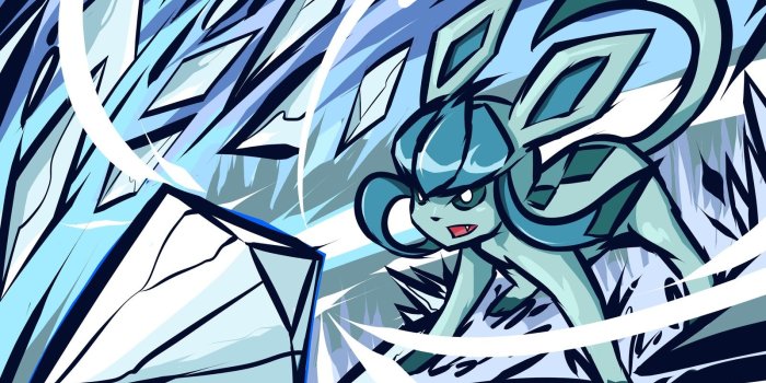 1600x1000 ishmam, Pokémon, Glaceon Wallpapers HD / Desktop and Mobile Backgrounds