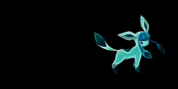 1920x1200 Pokemon, simple background, Glaceon, black background - Free Wallpaper /  WallpaperJam.com