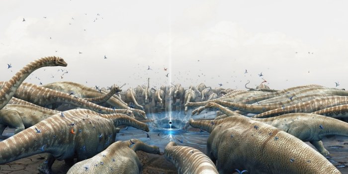 3840x2160 Dinosaurs Looking At The Light Hd Wallpaper : Wallpapers13.com