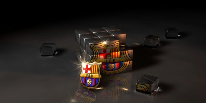 1920x1200 FC Barcelona Logo Wallpaper Download
