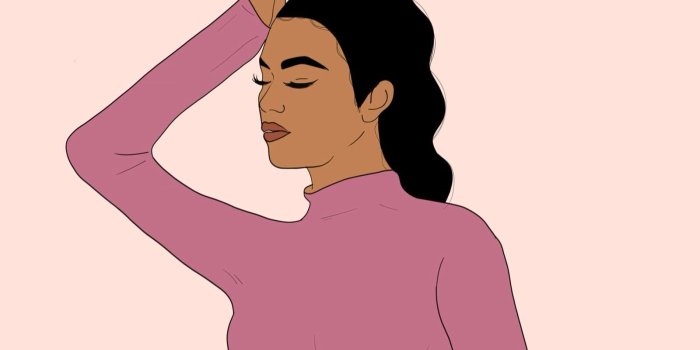 1600x1362 High ponytail in 2020 | High ponytails, Light skin girls, Illustration