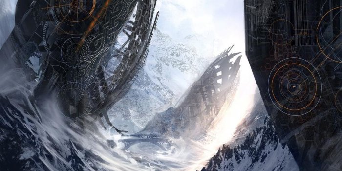 1024x768 Download Hd Sci Fi Landscape Desktop Wallpaper Id - Sci Fi Landscape -  1024x768 Wallpaper - teahub.io