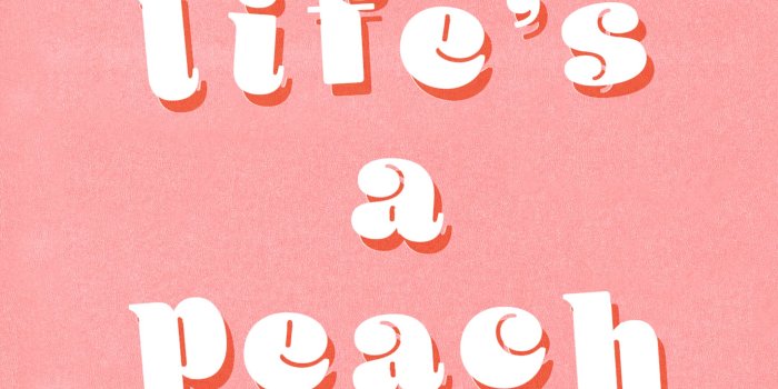2160x3840 Wallpaper + Zoom Background - Life's A Peach — Ohh Deer Blog