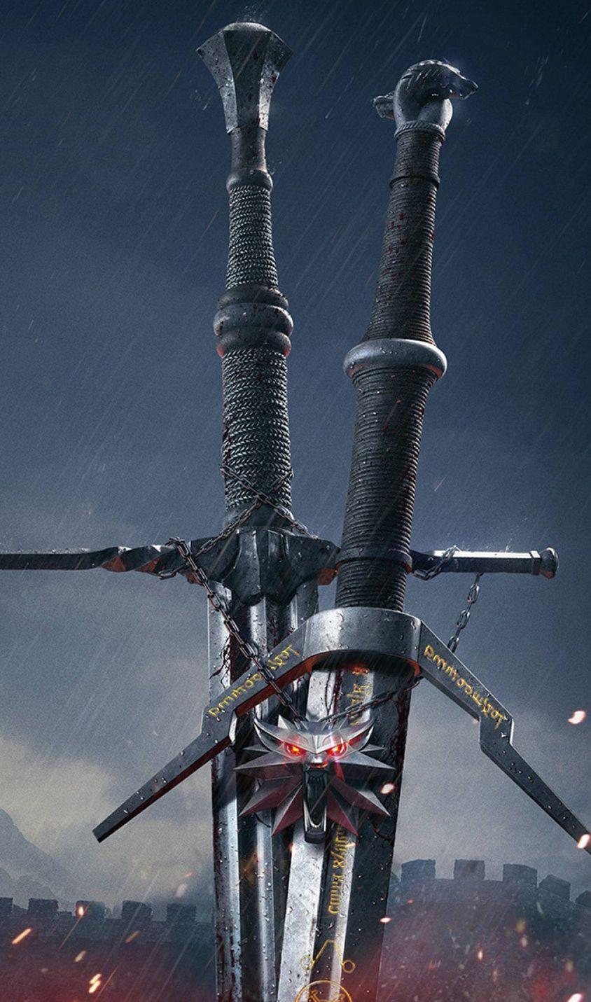 844x1431 HD Swords Mobile Wallpapers