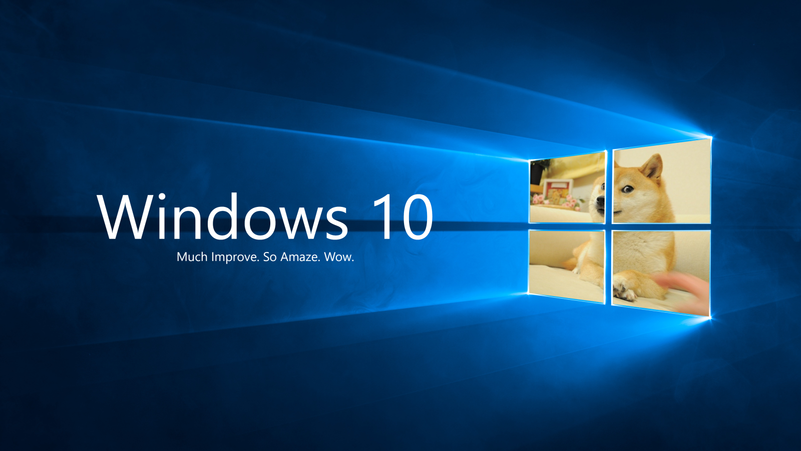 3840x2160 Windows 10 Doge wallpaper - Off Topic - Linus Tech Tips