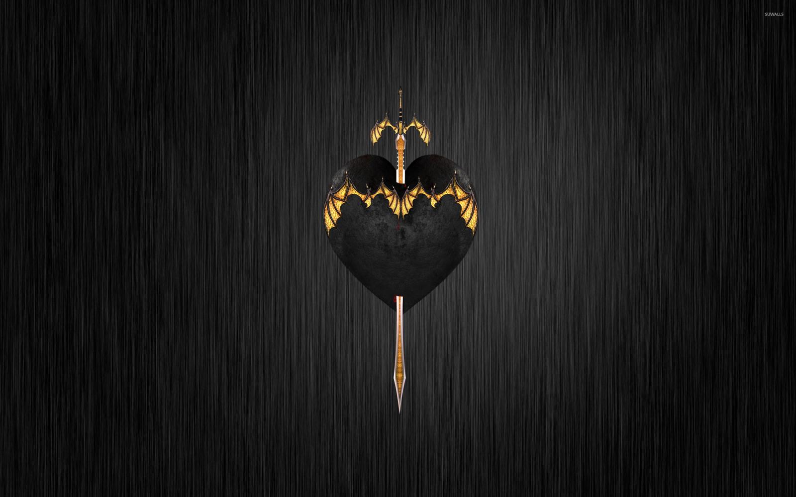 2560x1600 Sword in the heart wallpaper - Digital Art wallpapers - #53809